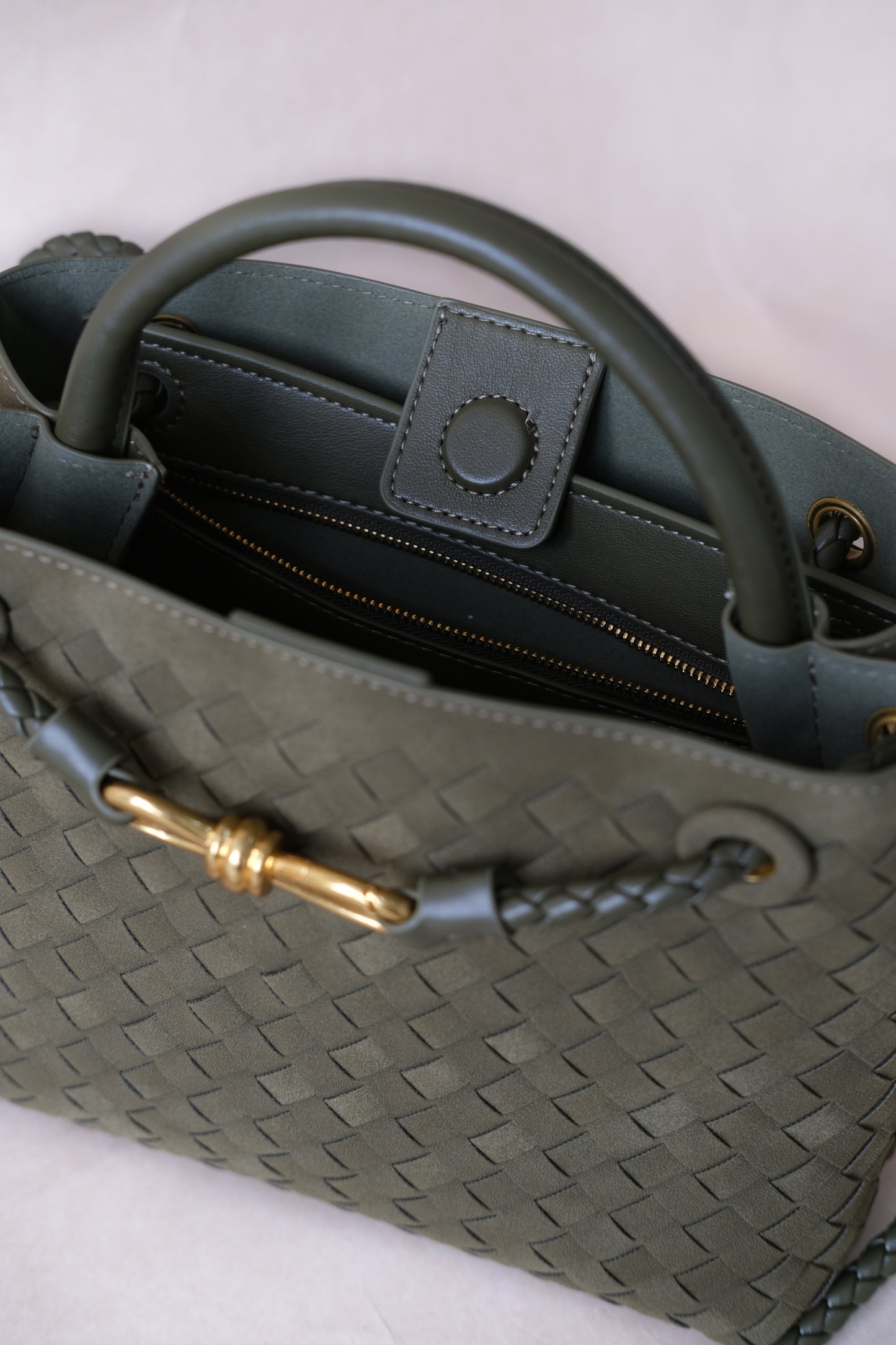 Artisan Velora Tote - Olive Green