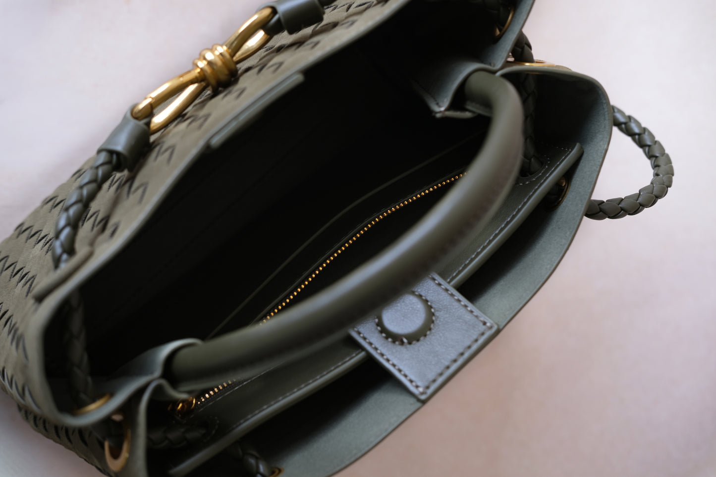 Artisan Velora Tote - Olive Green