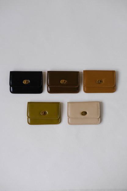 Mini Treasure Card Holder In Black