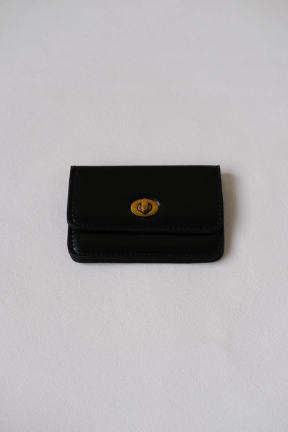 Mini Treasure Card Holder In Black