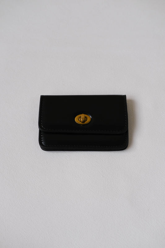 Mini Treasure Card Holder In Black