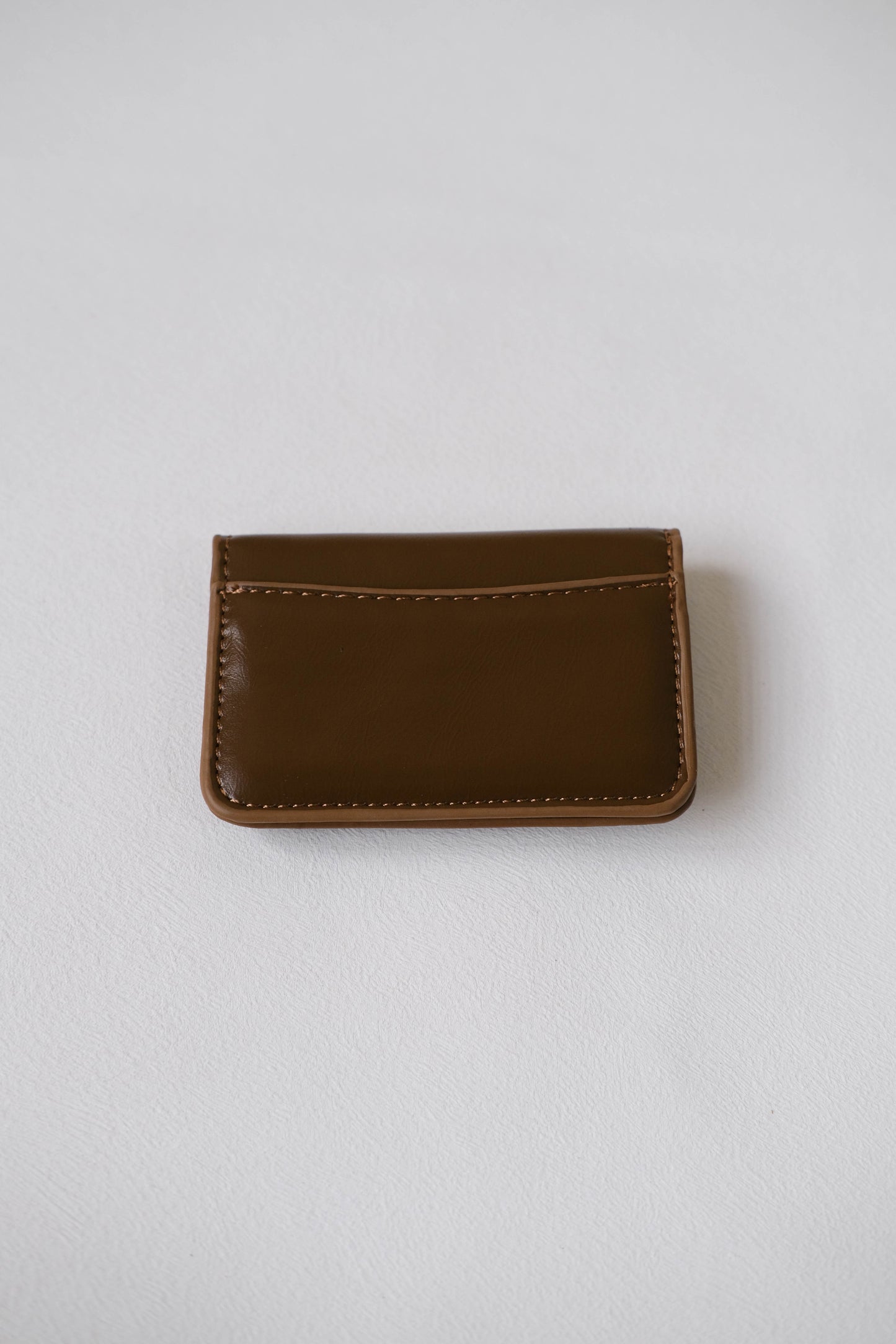 Mini Treasure Card Holder In Coffee