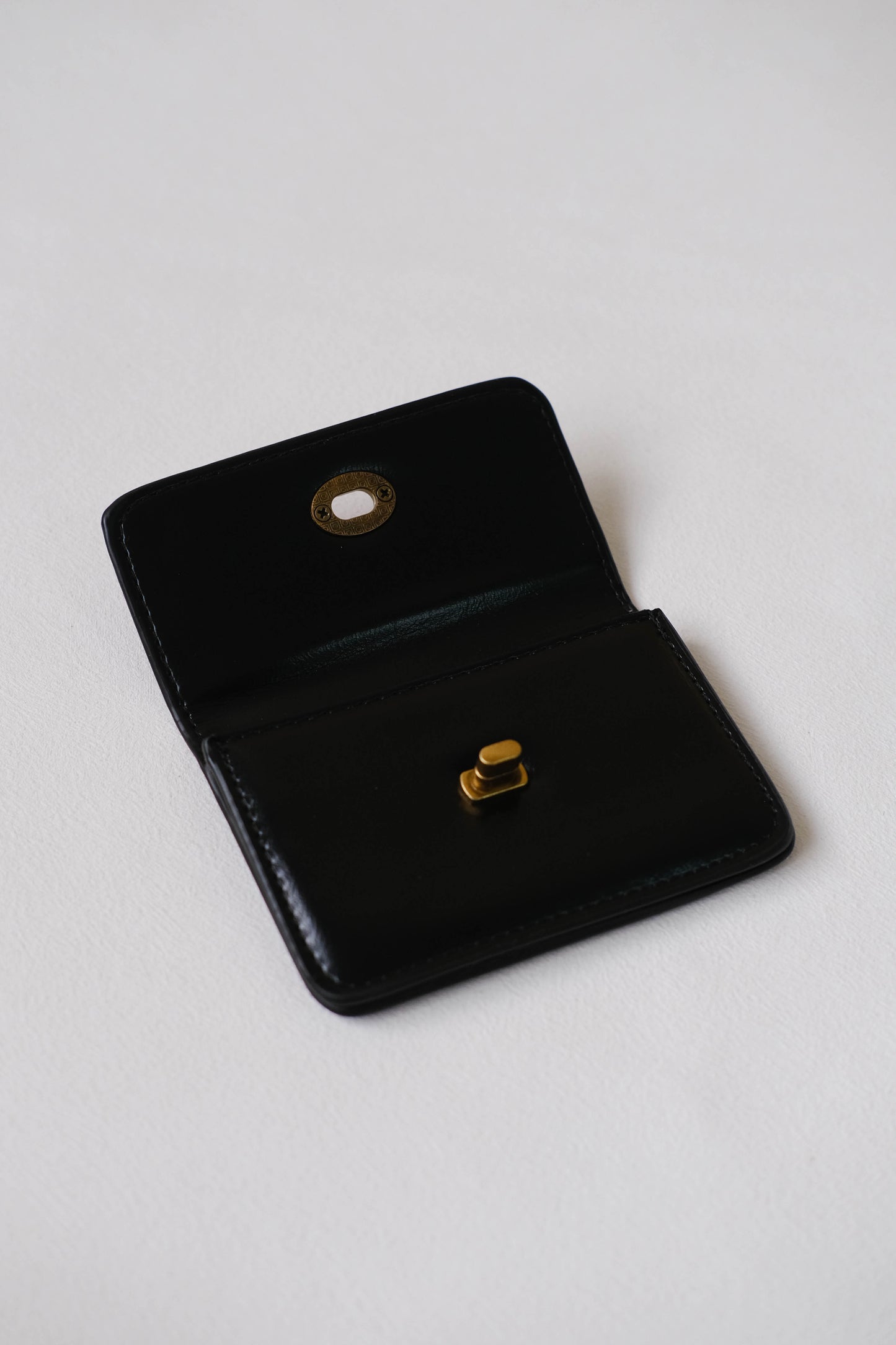 Mini Treasure Card Holder In Black