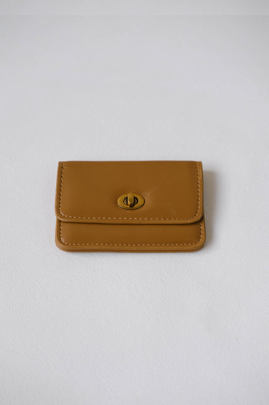 Mini Treasure Card Holder In Brown