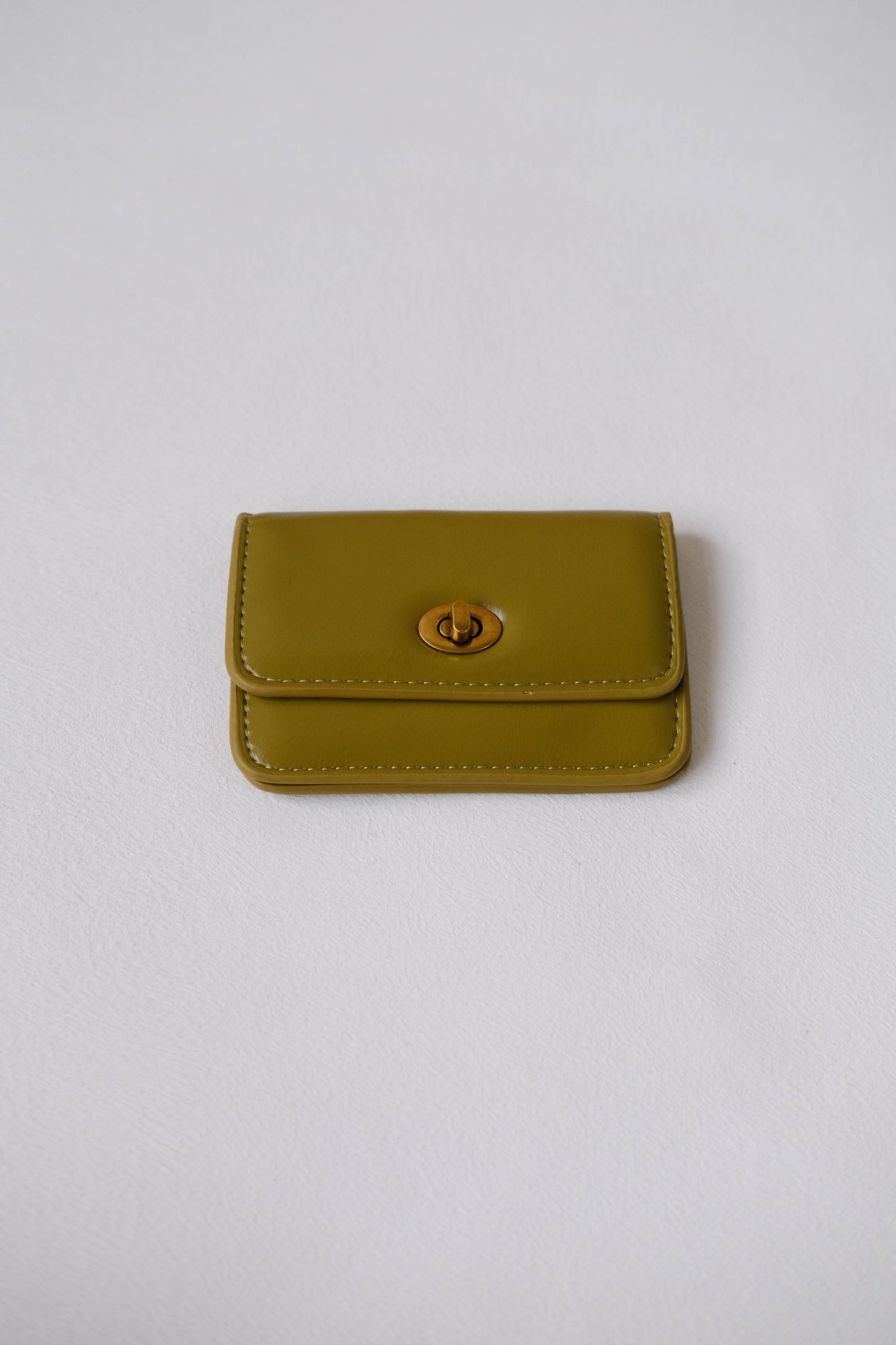 Mini Treasure Card Holder In Green