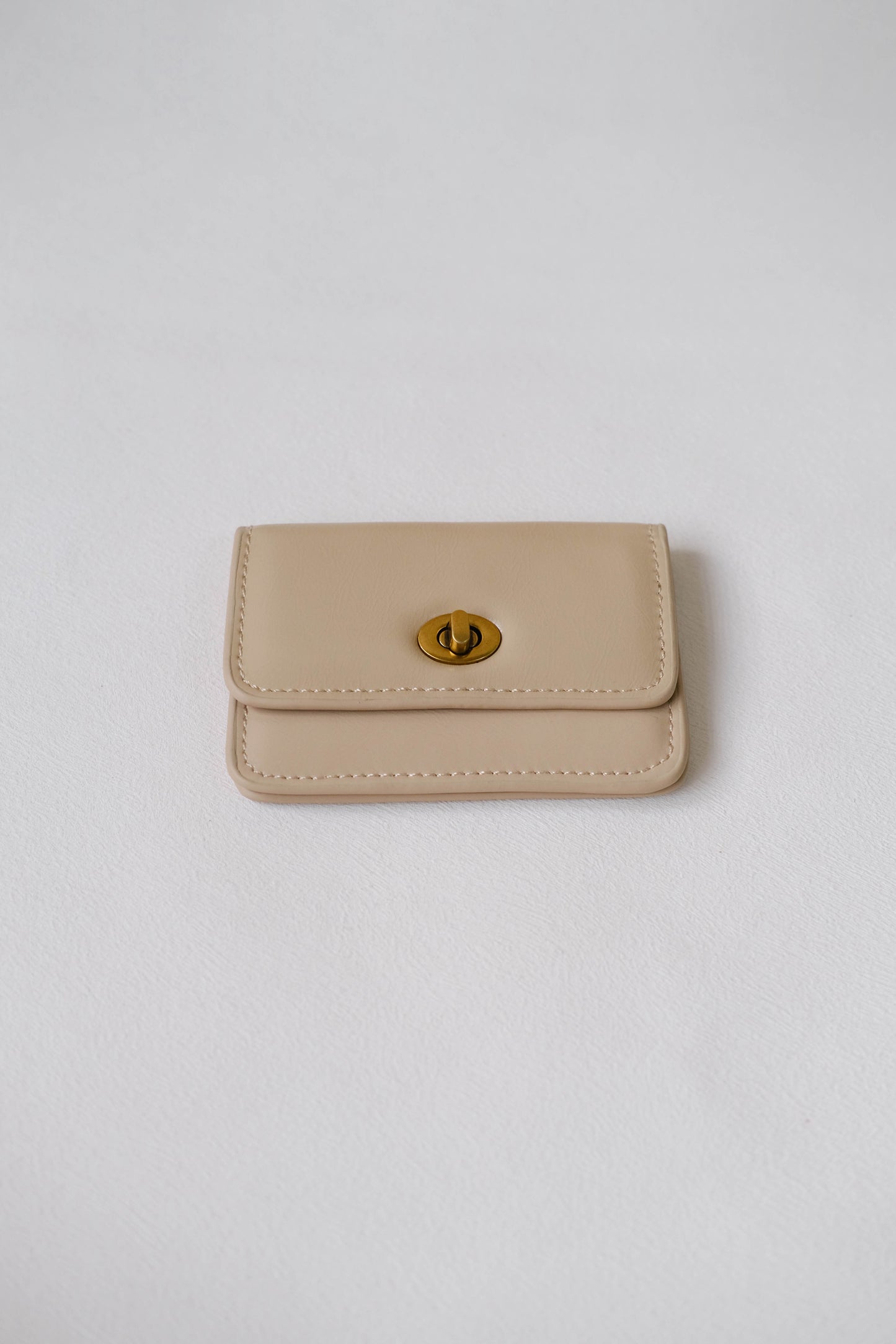 Mini Treasure Card Holder In Apricot