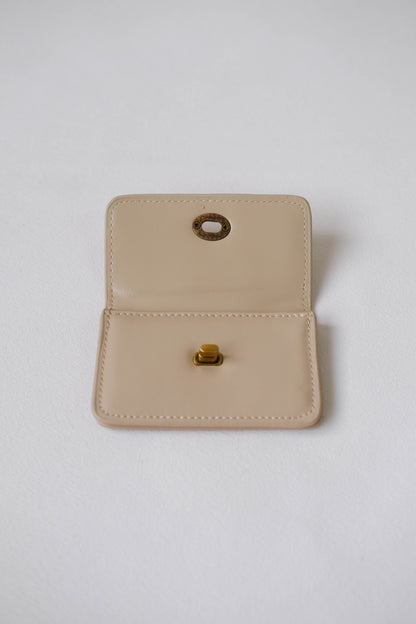 Mini Treasure Card Holder In Apricot