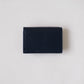 Oil Wax Lychee Textured Wallet In Dark Blue