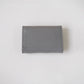 Oil Wax Lychee Textured Wallet In Grey
