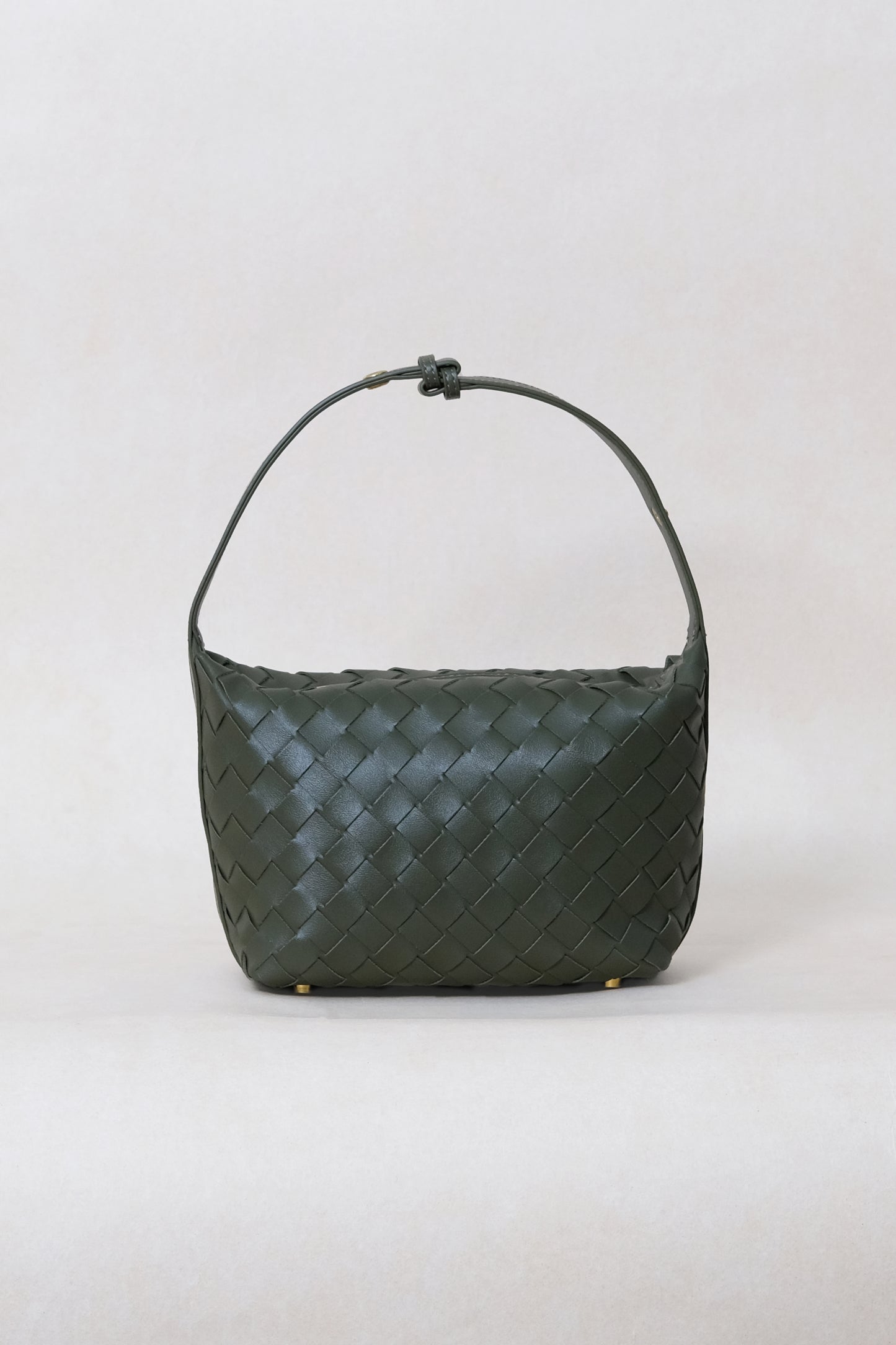 The Artisan Bag - Shinny Olive Green