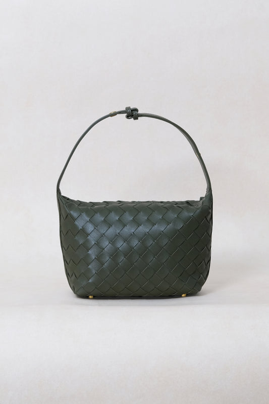 The Artisan Bag - Shinny Olive Green