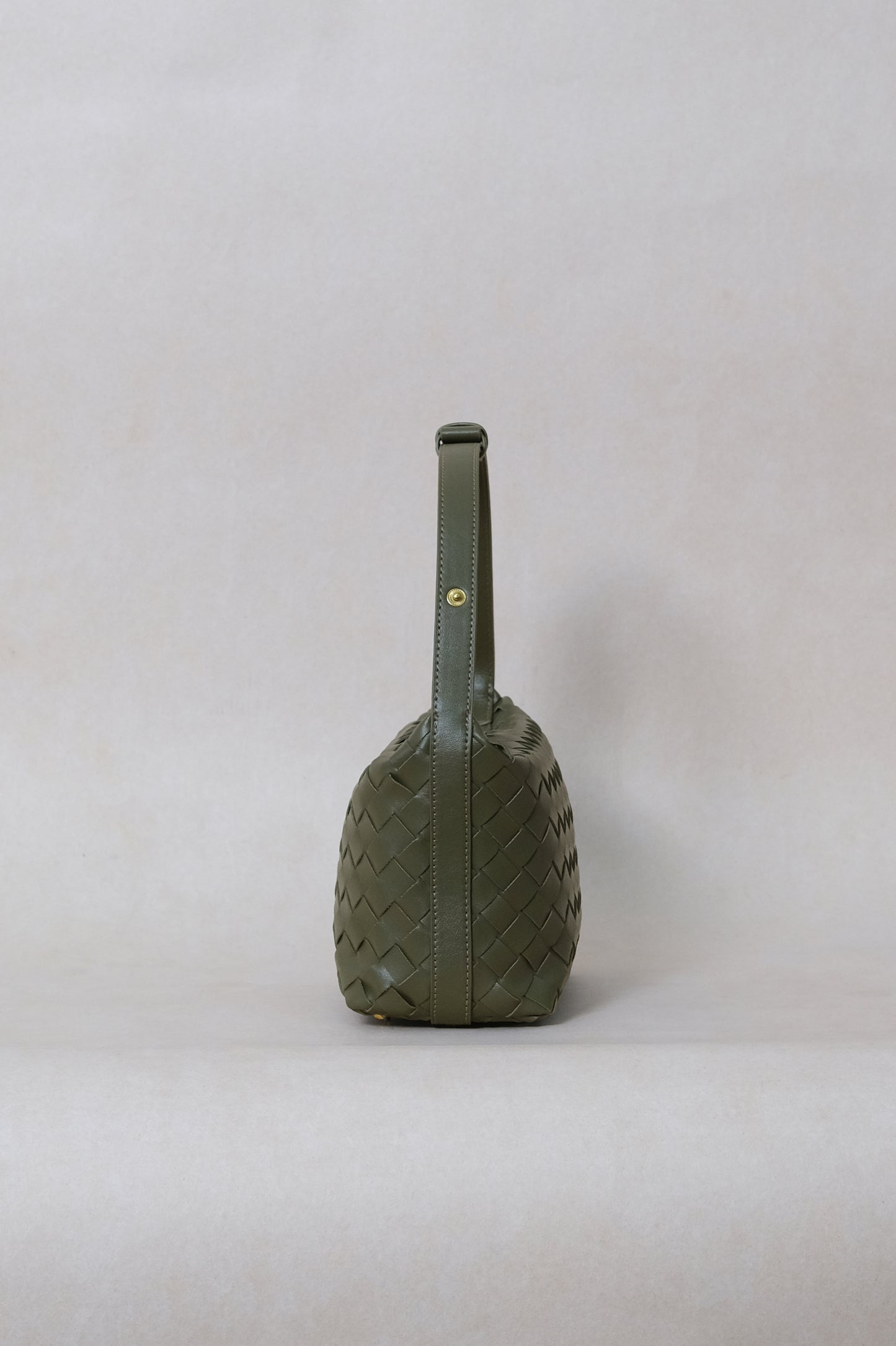The Artisan Bag - Shinny Olive Green