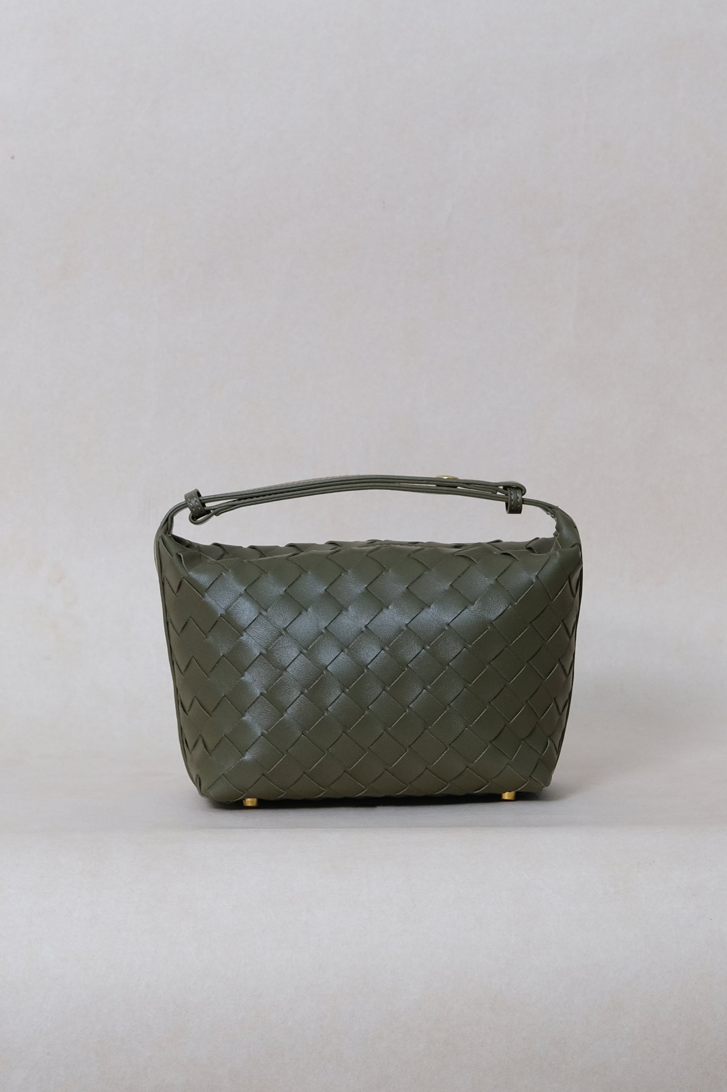 The Artisan Bag - Shinny Olive Green