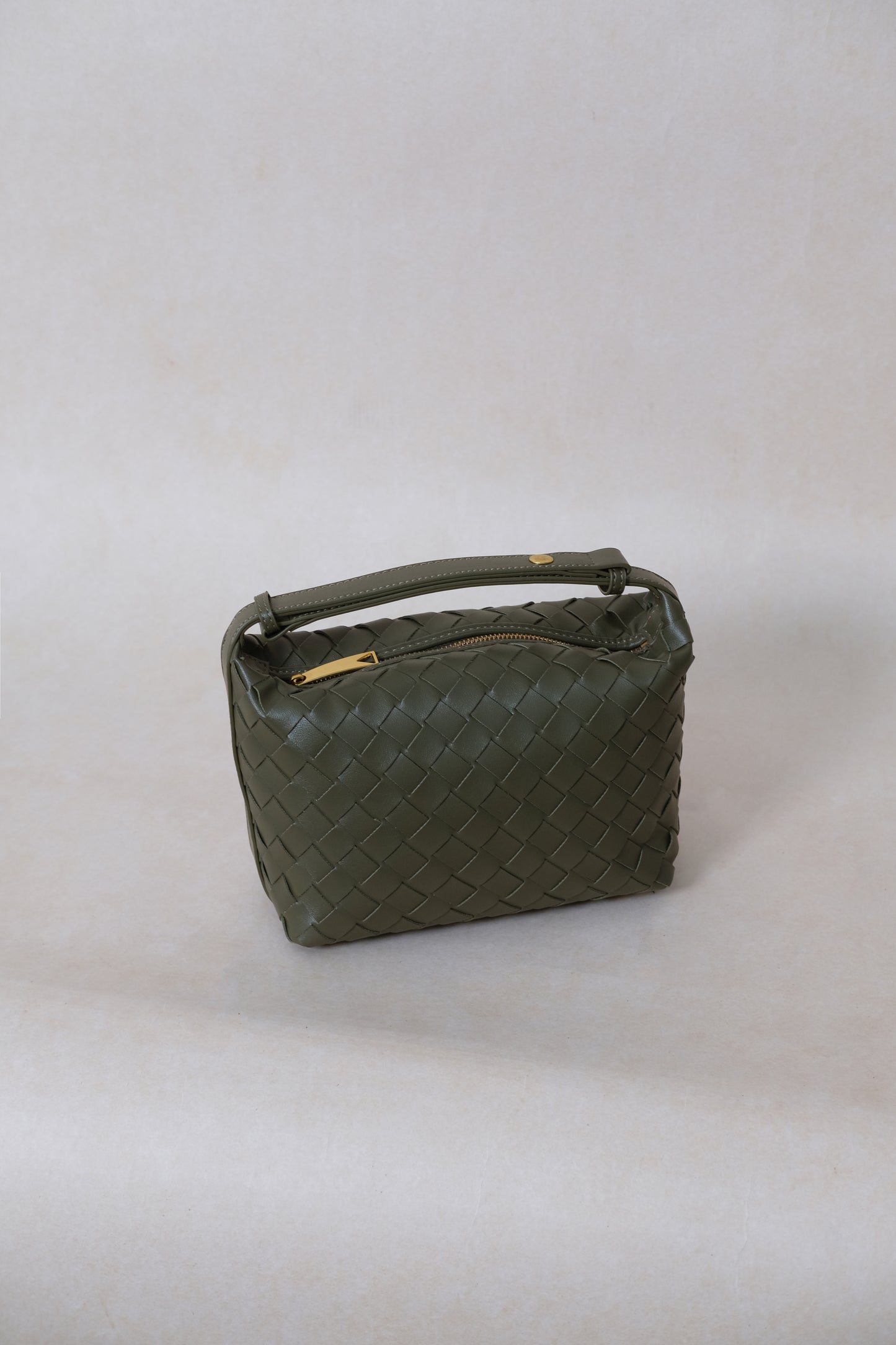 The Artisan Bag - Shinny Olive Green