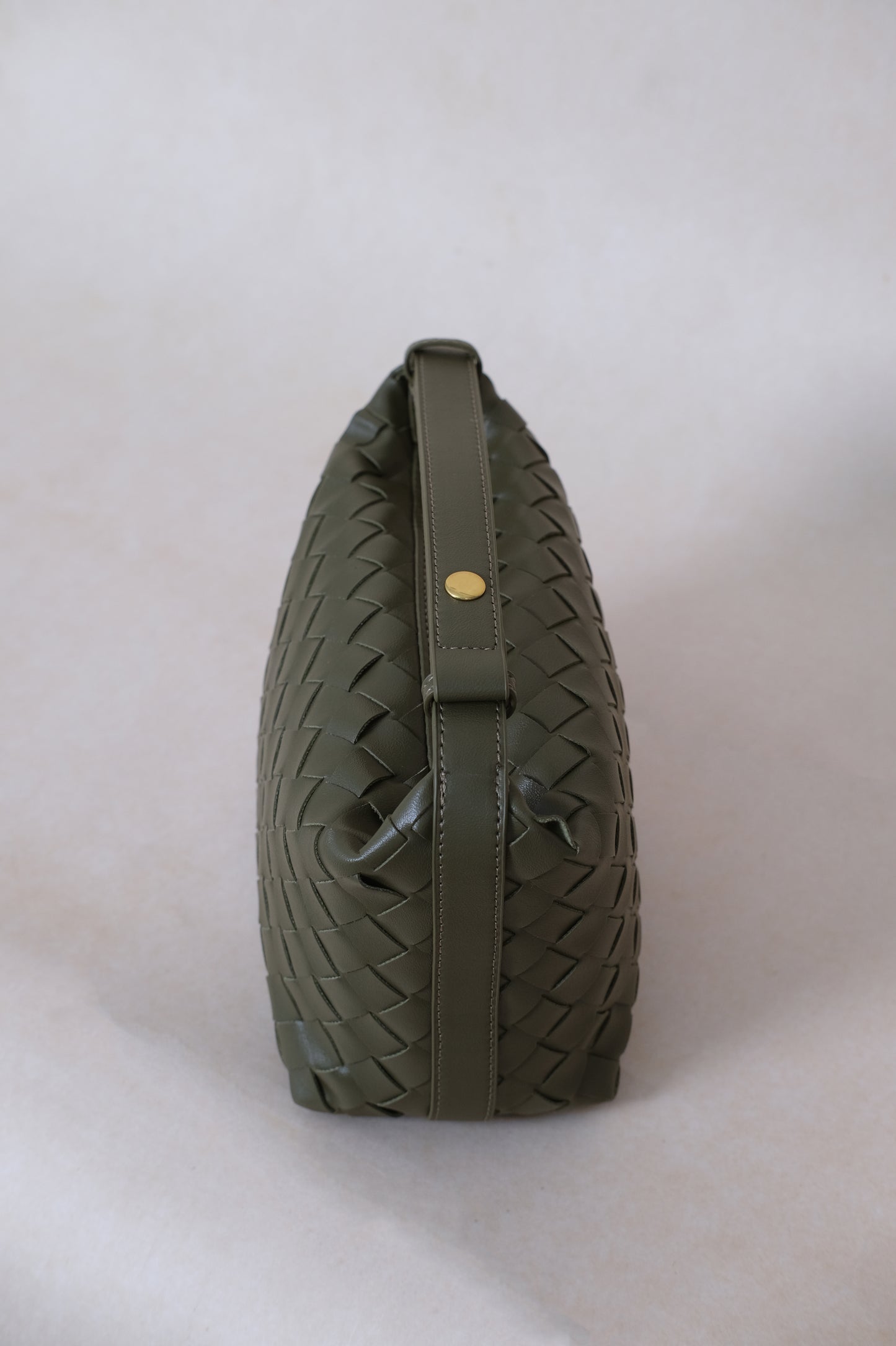 The Artisan Bag - Shinny Olive Green