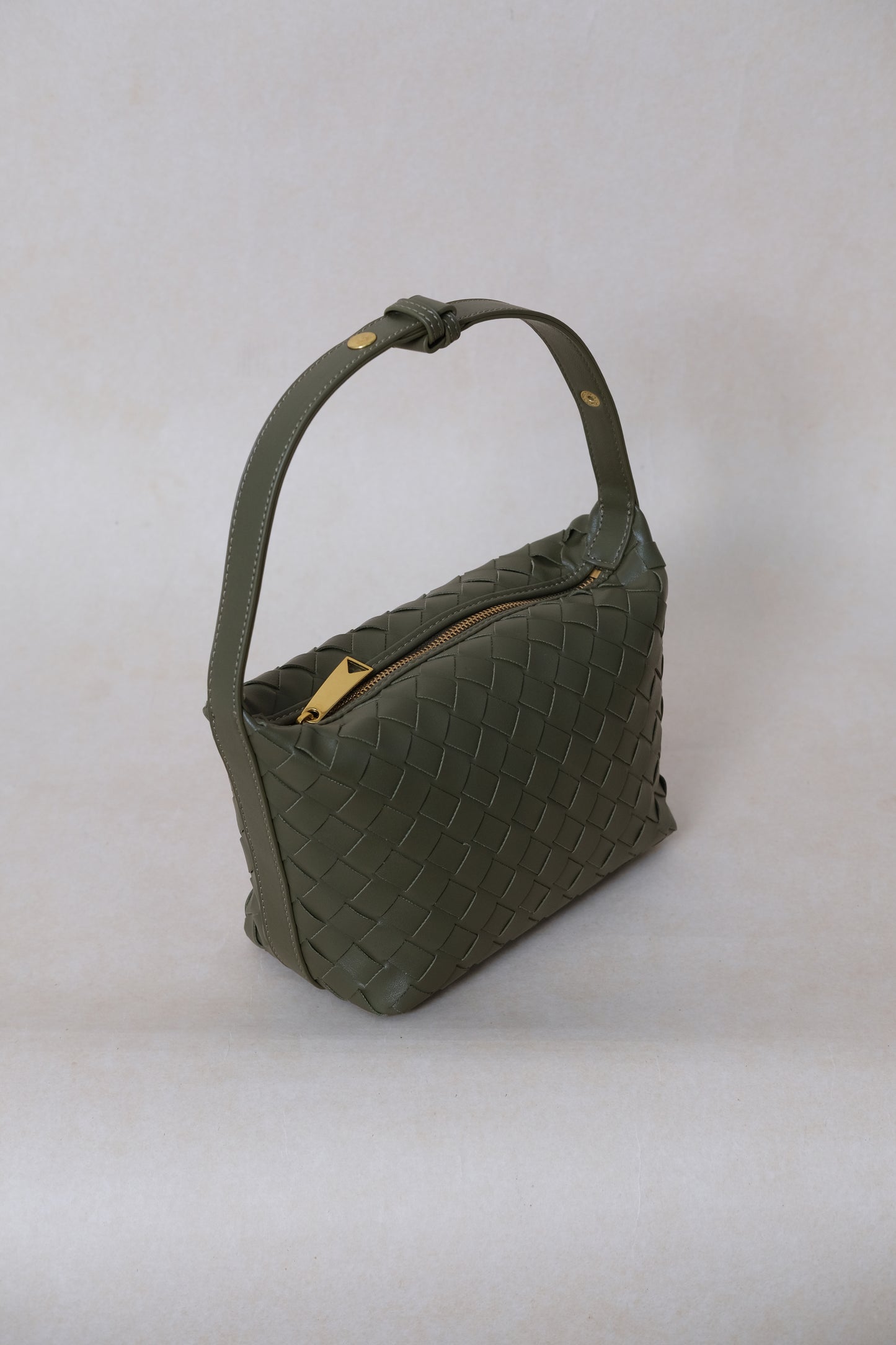 The Artisan Bag - Shinny Olive Green