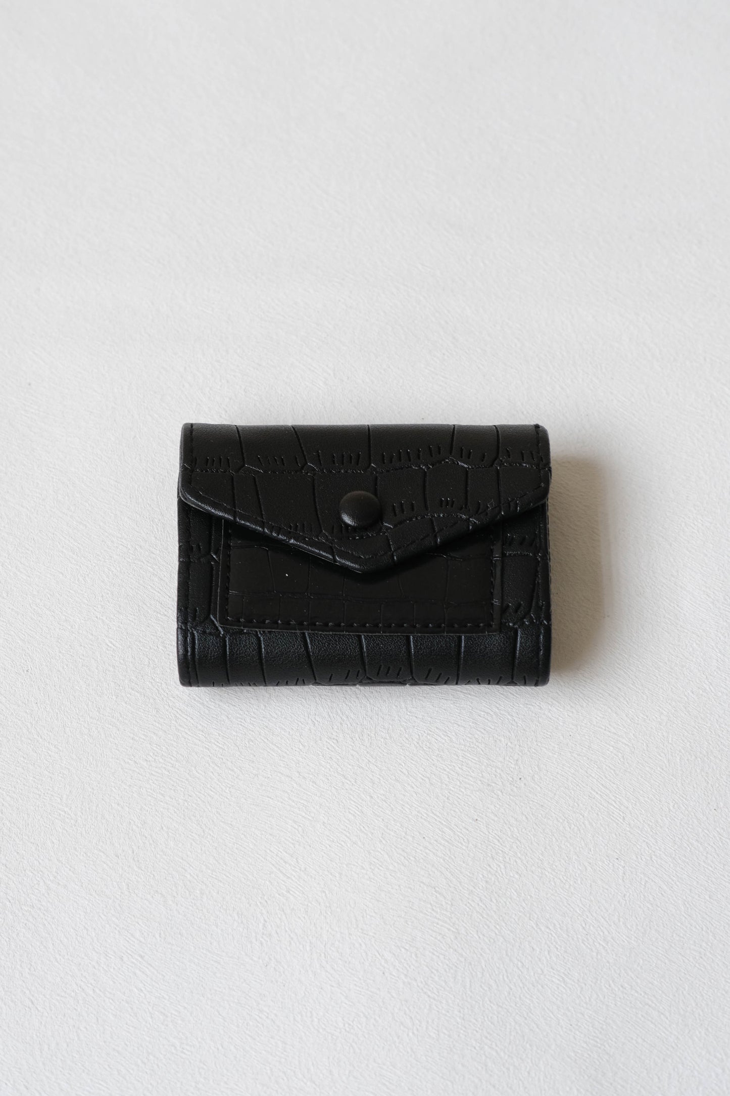 The Croco Charm Card Holder