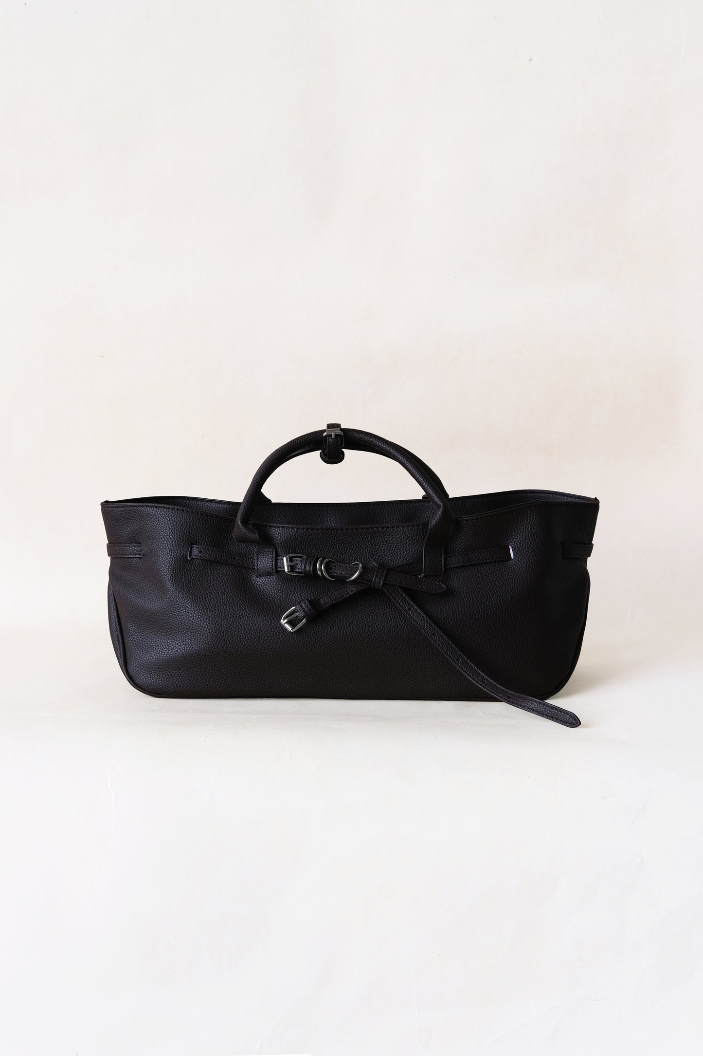 Luna Belted Baguette - Coffee