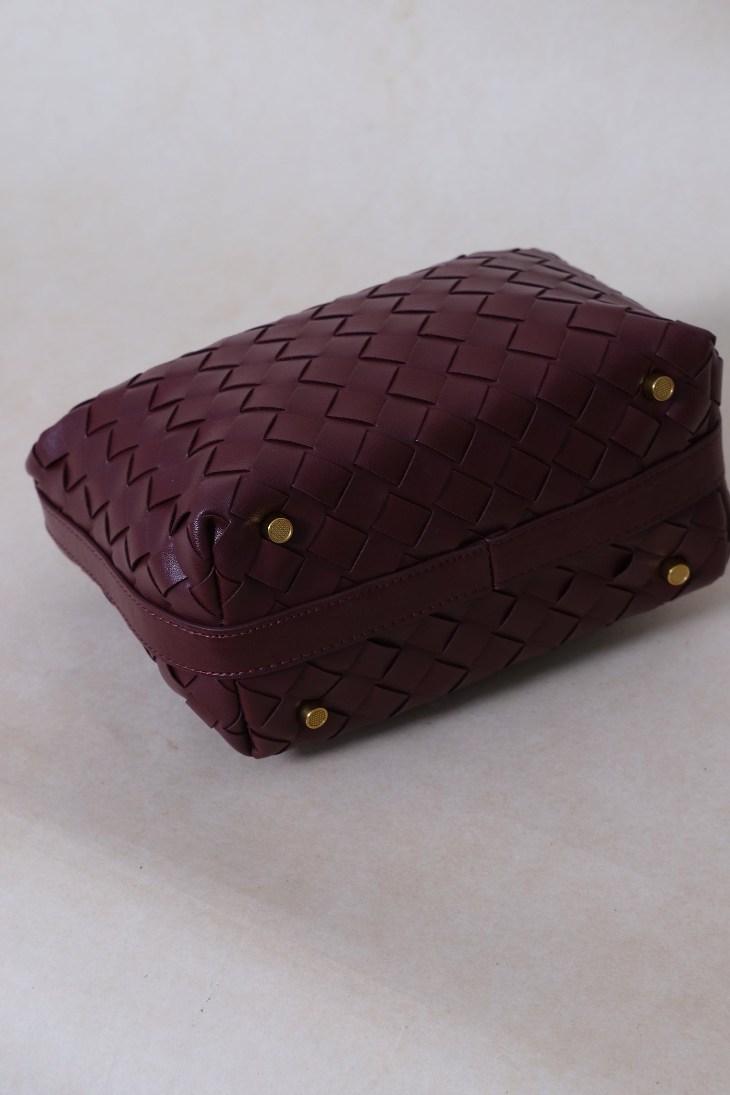 The Artisan Bag - Shinny Wine Red