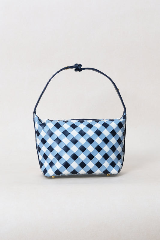 The Artisan Bag - Blue & White Gingham