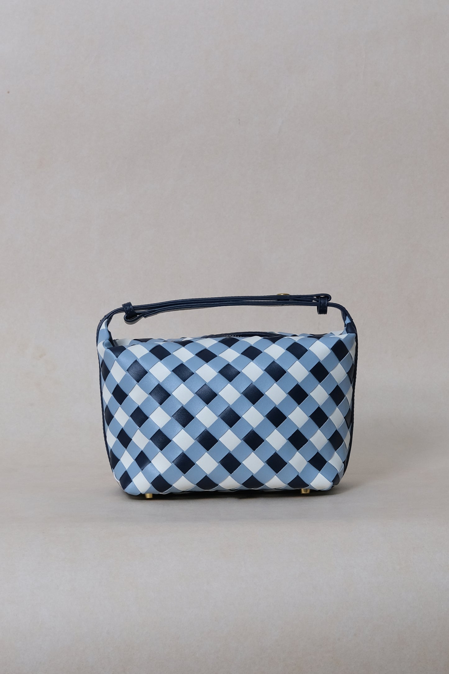 The Artisan Bag - Blue & White Gingham