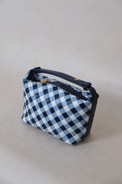 The Artisan Bag - Blue & White Gingham