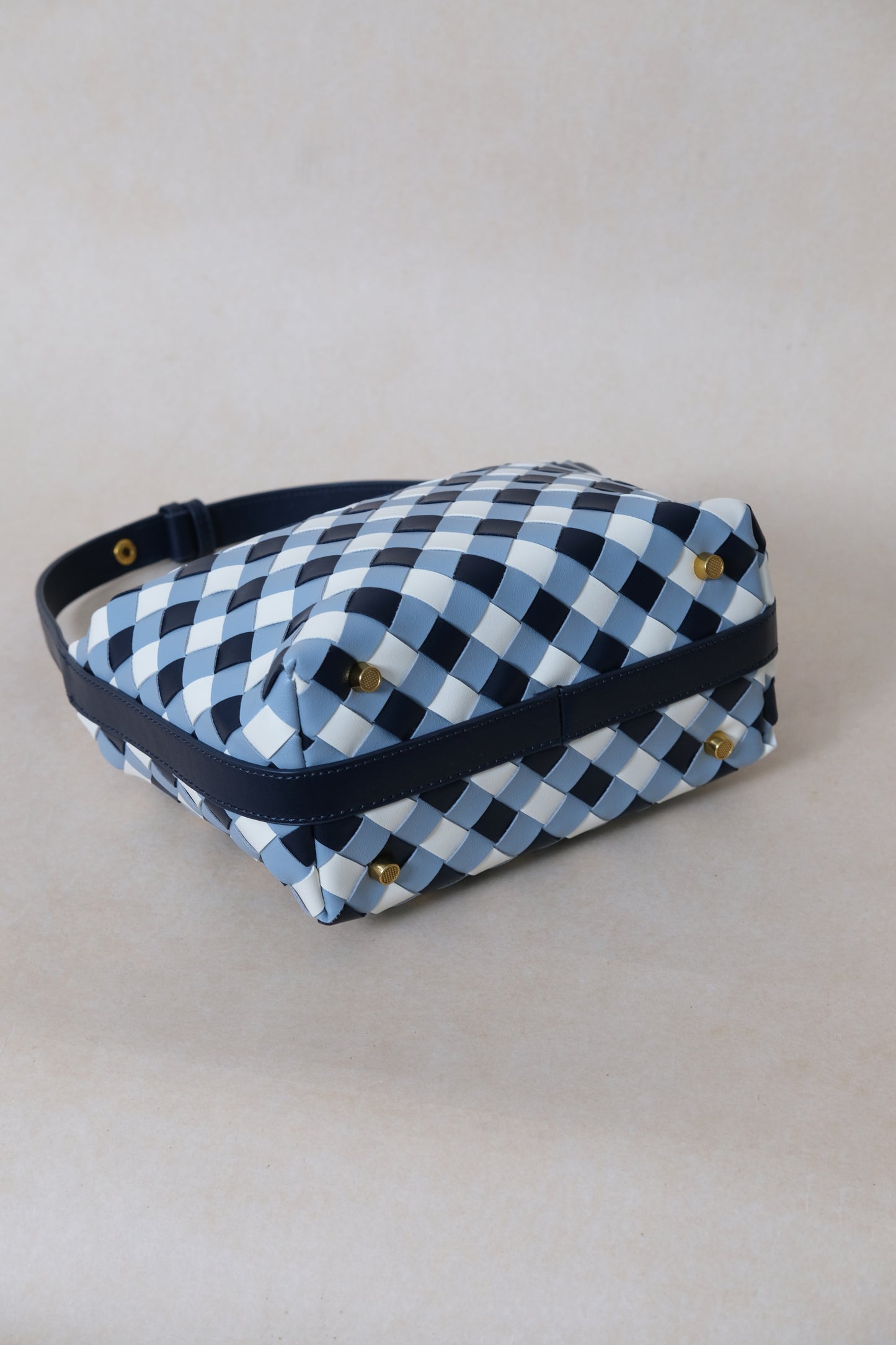 The Artisan Bag - Blue & White Gingham