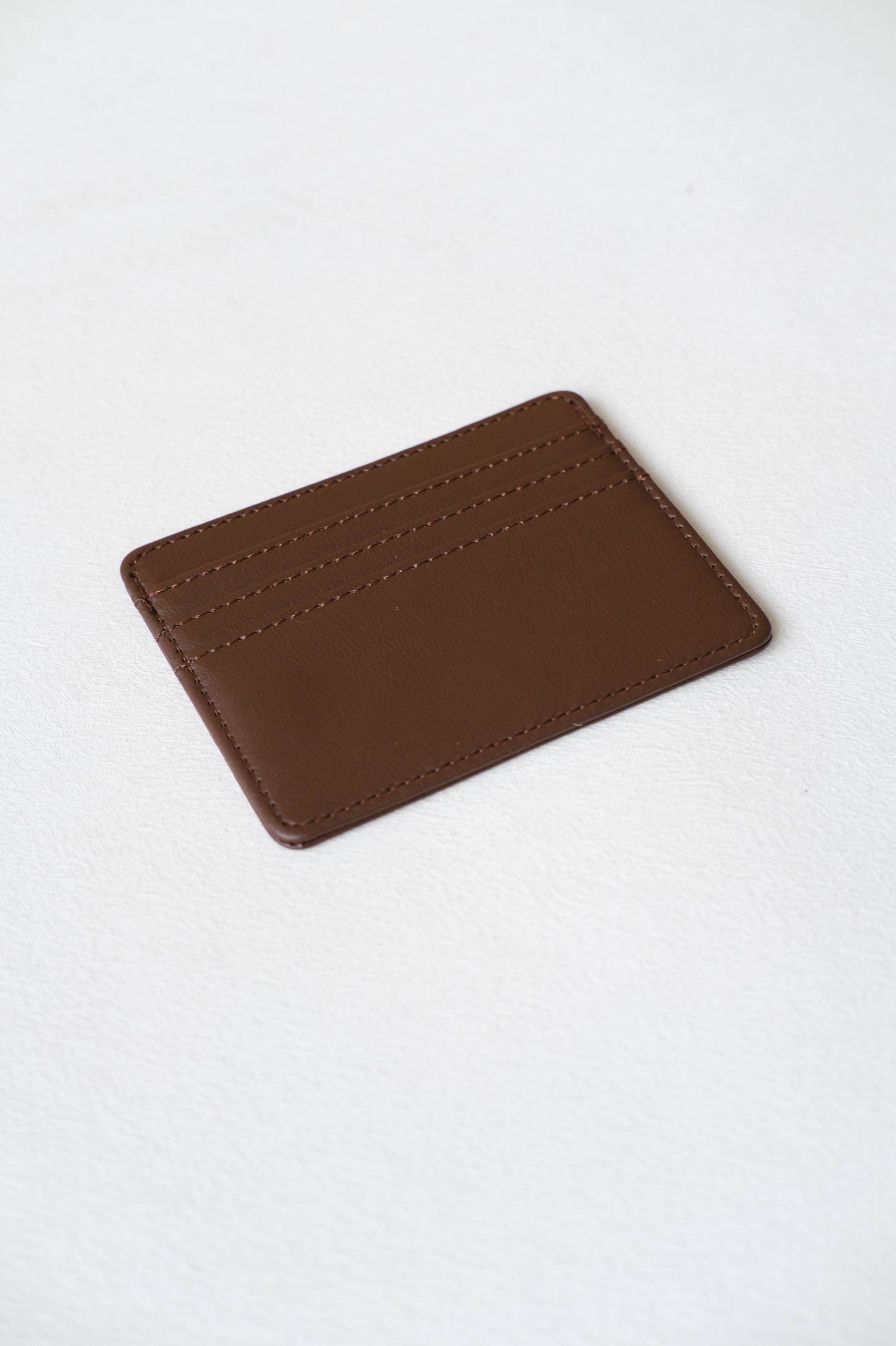 Small Card Holder In Brown