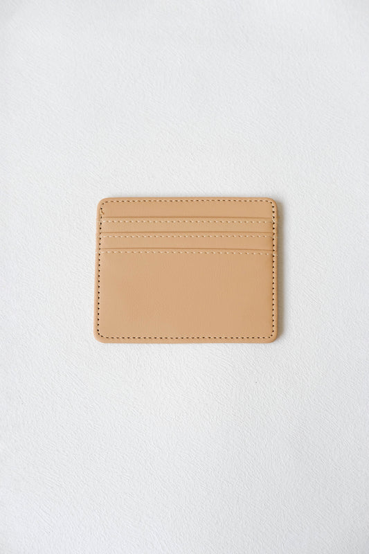 Small Card Holder In Khaki