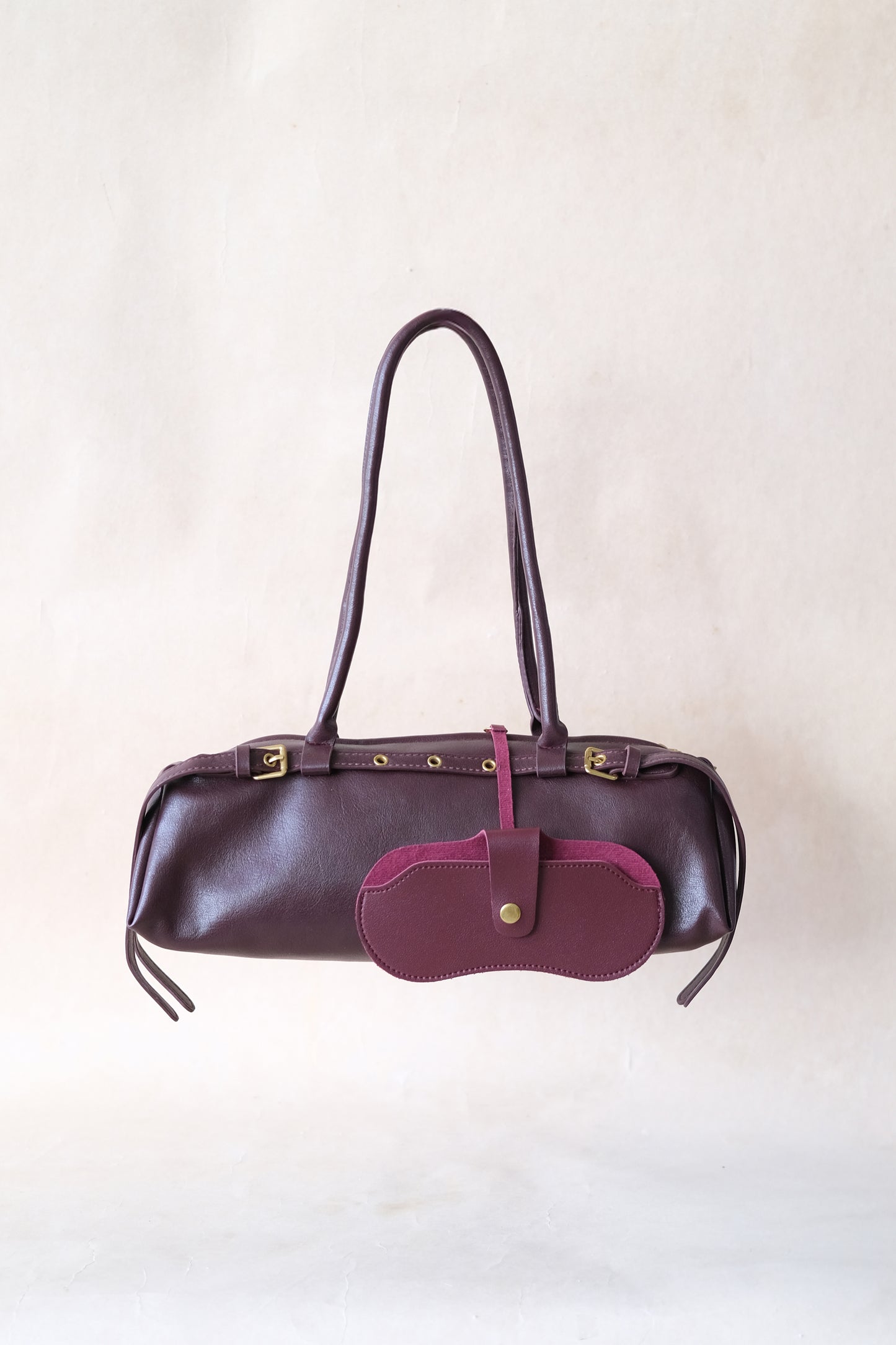 Aurora Classic Dome Bag - Wine Red