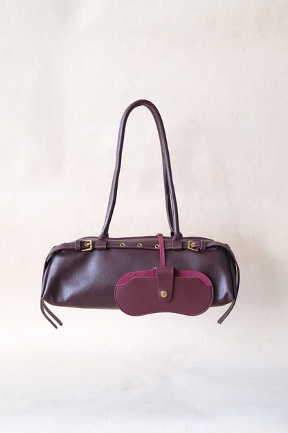 Aurora Classic Dome Bag - Wine Red