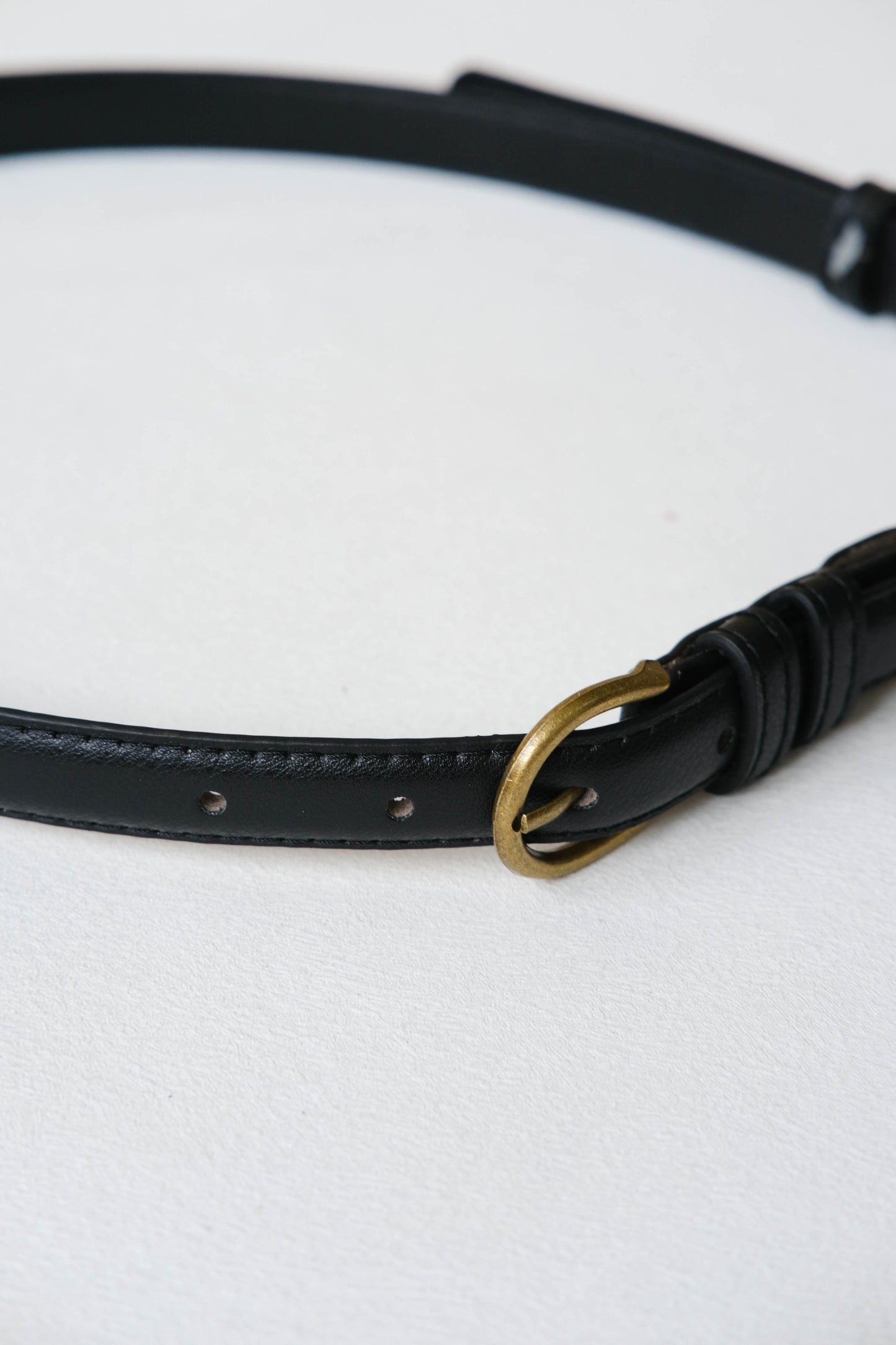 PU Belt In Classic Black