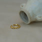 Knotted Ring in Gold Vermeil
