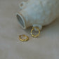 French Style Knotted Earrings in Gold Vermeil