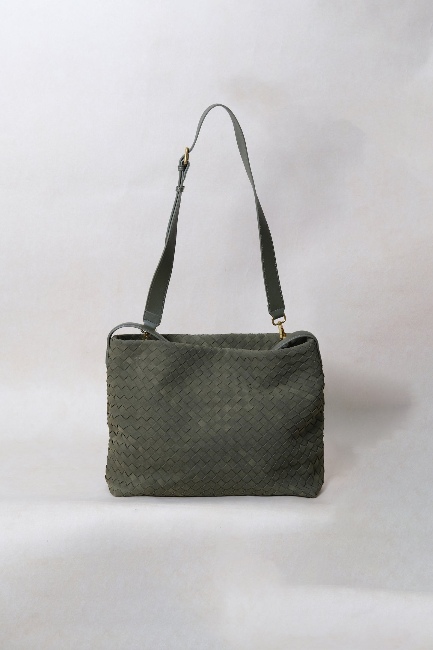 Artisan Soft Texture Tote - Olive Green