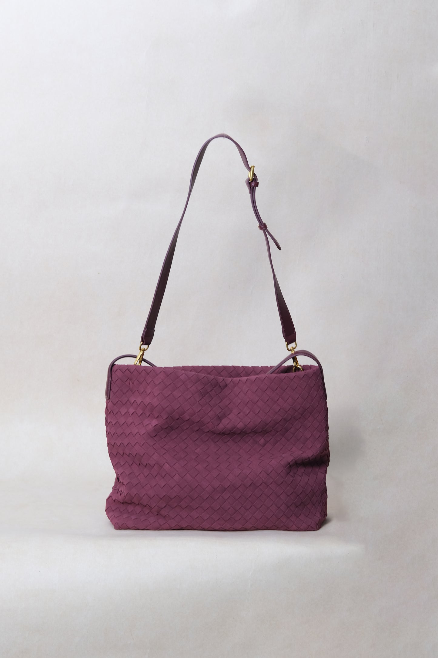 Artisan Soft Texture Tote - Wine Red