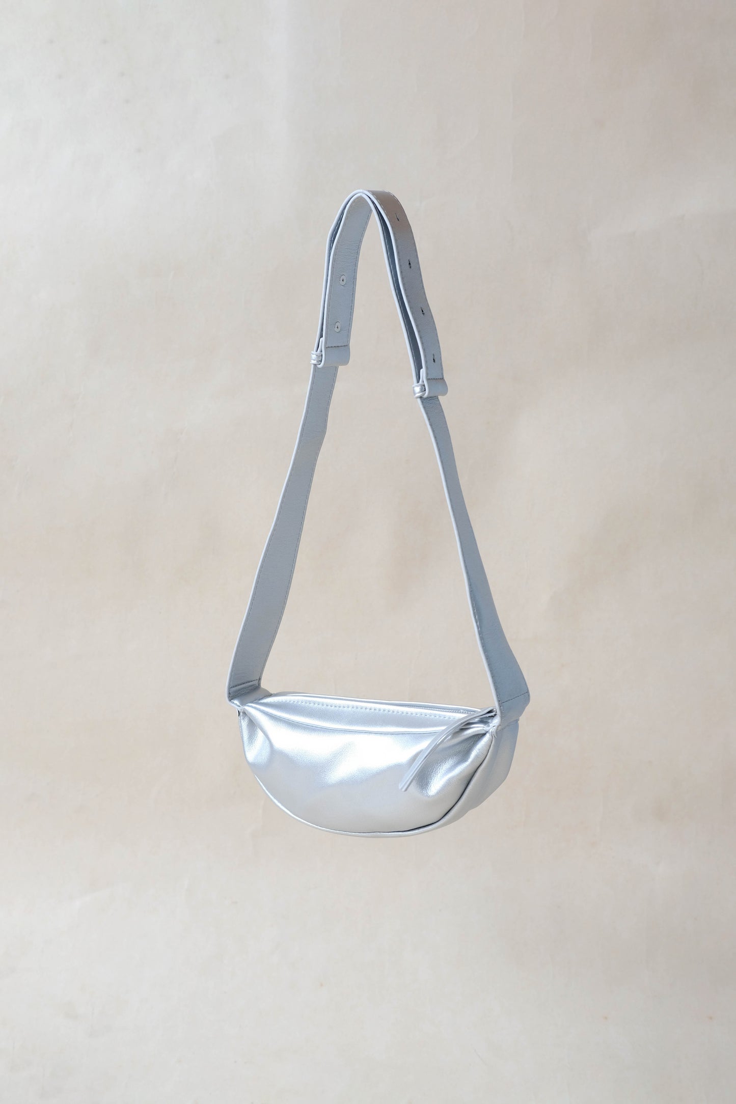 Mini Pillow Bag In Silver