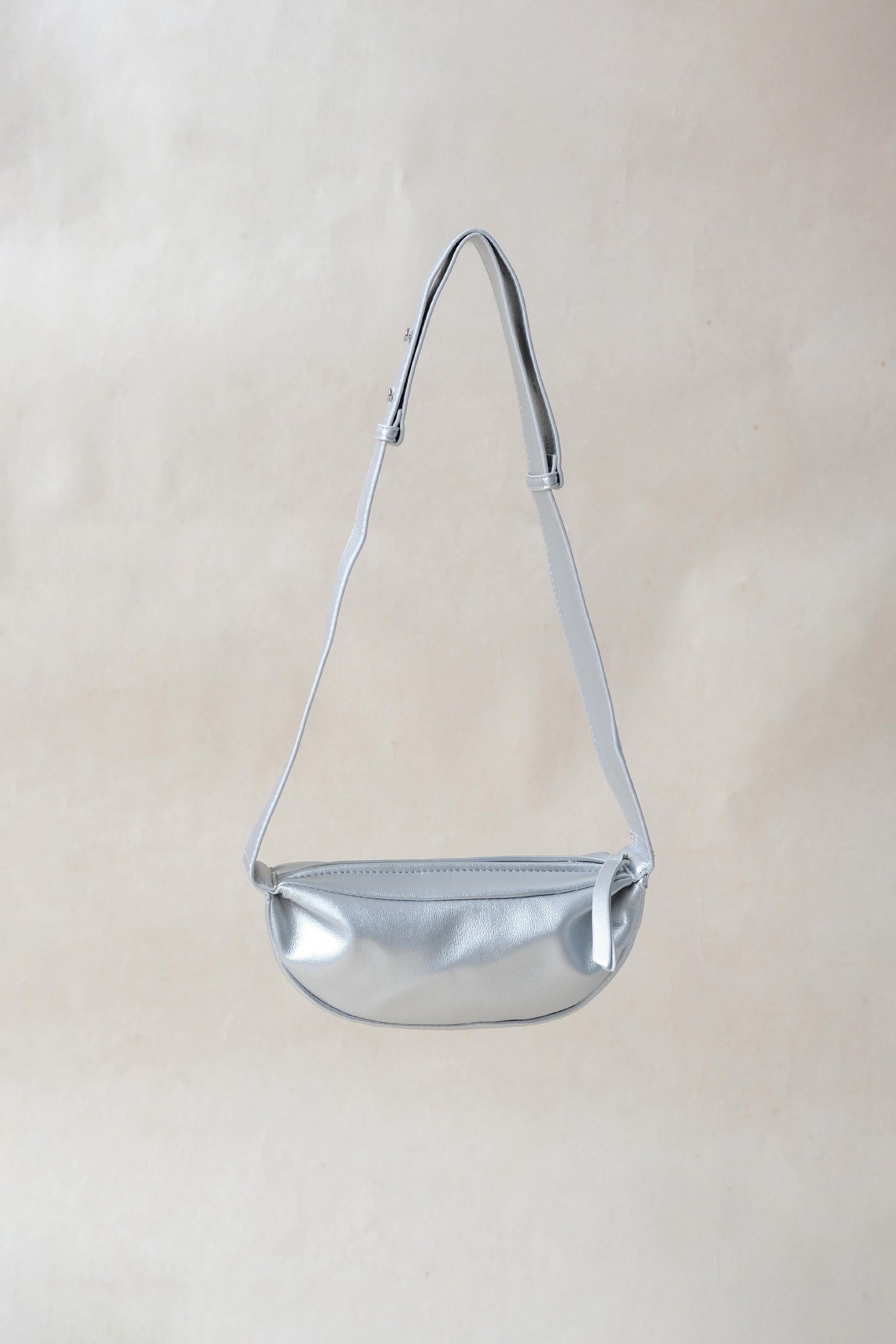 Mini Pillow Bag In Silver