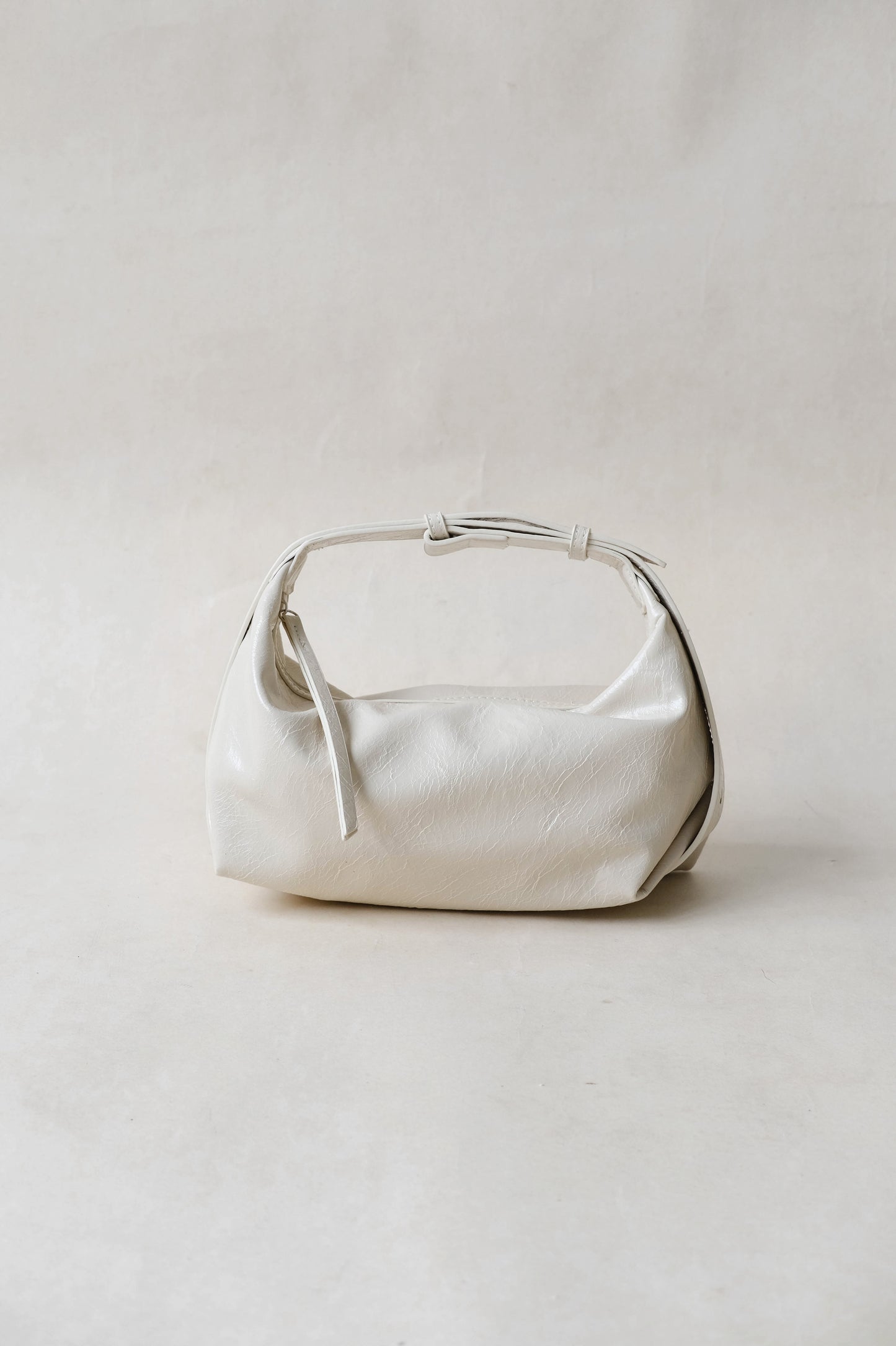 French Retro Lunch Box Bag In Cream White