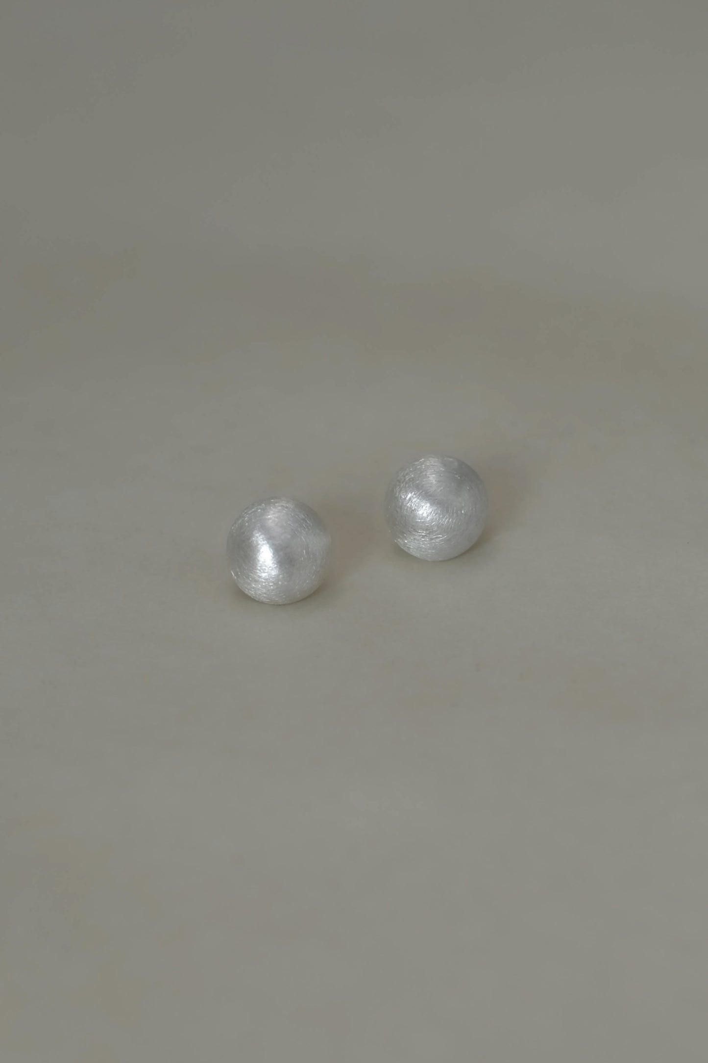 925 sterling silver brushed texture earrings