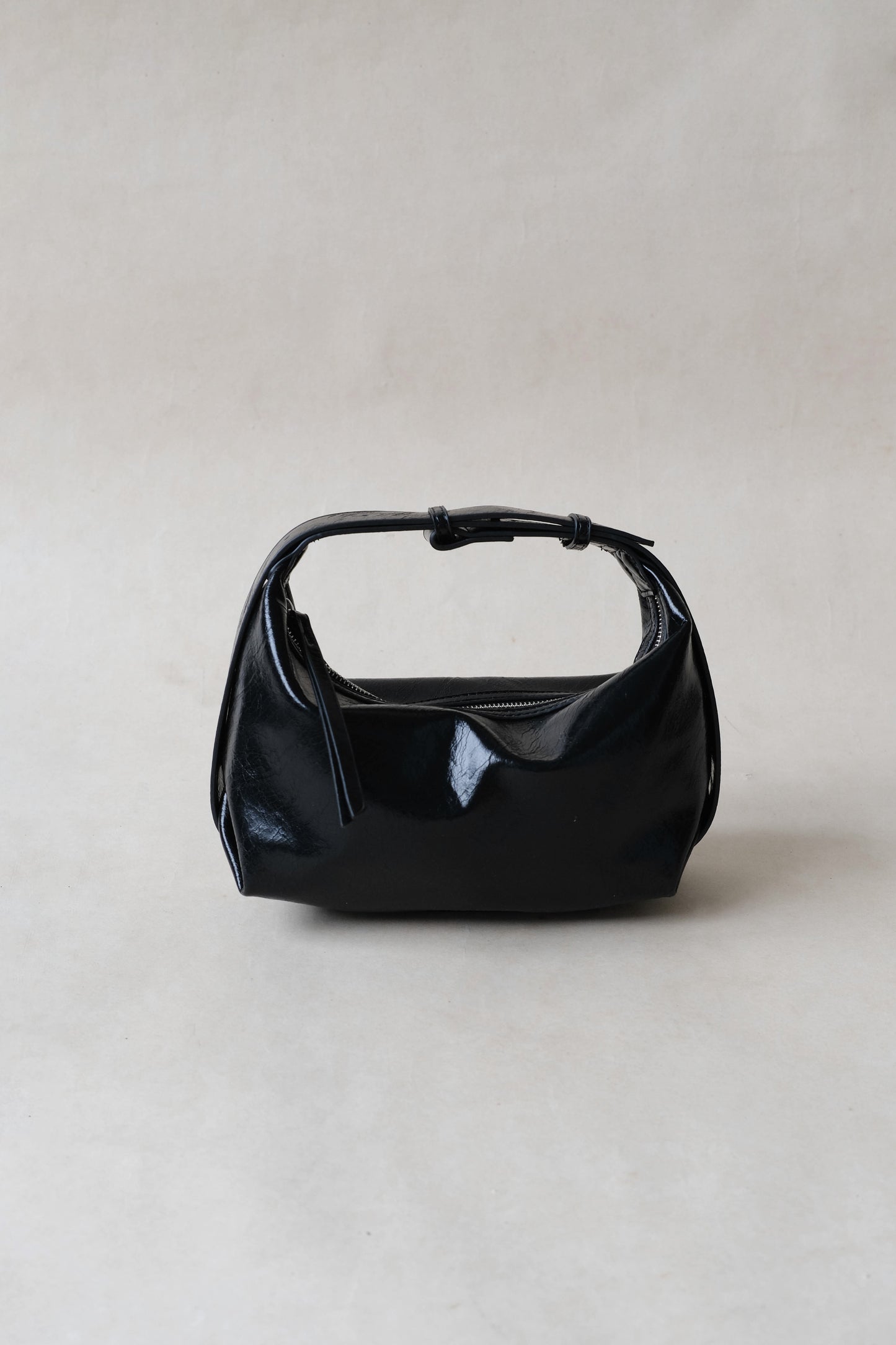 French Retro Lunch Box Bag In Classic Black