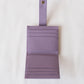 First Layer Genuine Leather Ultra-Thin Small Wallet In Purple