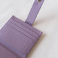 First Layer Genuine Leather Ultra-Thin Small Wallet In Purple