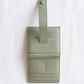First Layer Genuine Leather Ultra-Thin Small Wallet In Green