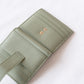 First Layer Genuine Leather Ultra-Thin Small Wallet In Green