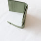 First Layer Genuine Leather Ultra-Thin Small Wallet In Green