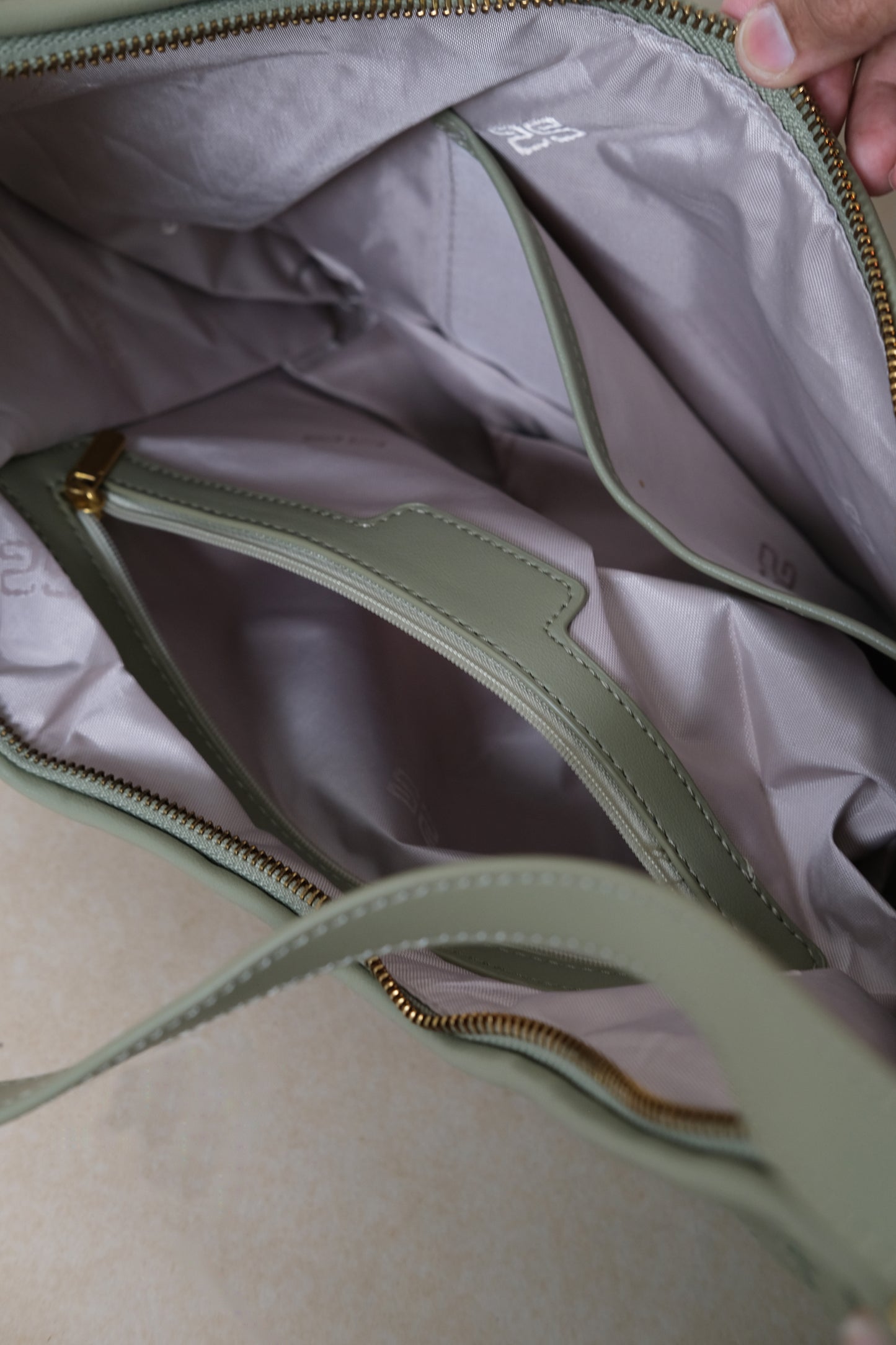 Artisan Classic Moon Bag - Mineral Green
