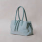 Mini Classic Flow Vegan Leather Tote - Mint Green