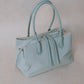 Mini Classic Flow Vegan Leather Tote - Mint Green
