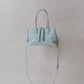 Mini Classic Flow Vegan Leather Tote - Mint Green